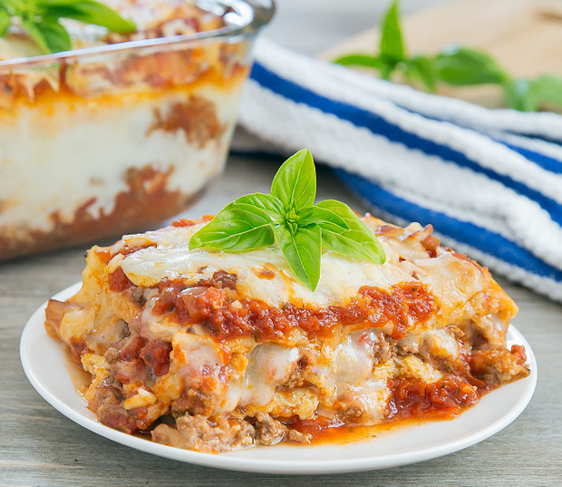 Cauliflower Noodles Lasagna