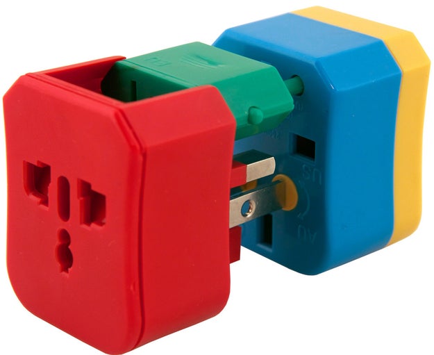 An outlet adapter is a must to keep your electronics charged on international trips.