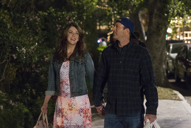 All of Rory's boyfriends are confirmed to return, and one of the first-look photos showed Luke and Lorelai HOLDING HANDS, THANK GAHD.