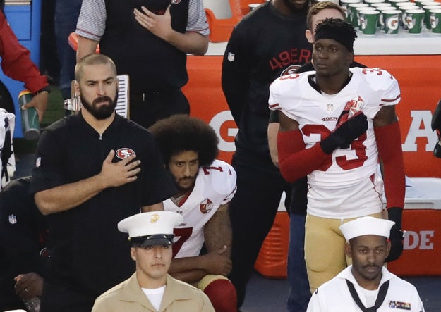 Kaepernick, a quarterback with the San Francisco 49ers, began his silent protest last month.