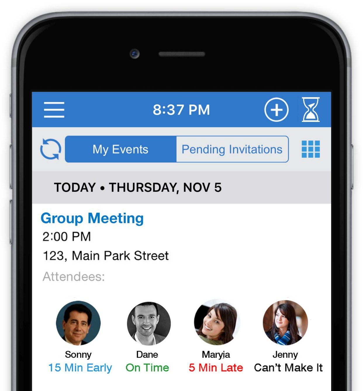 We've all got that one friend who is always late . . . as well as that one friend who is always ridiculously early and makes you feel bad about it. This app allows you to see who is early, on time, and late. Best of all if they're late they can give you a reason. So if there's a traffic jam near campus then you can avoid it. You can download it here.