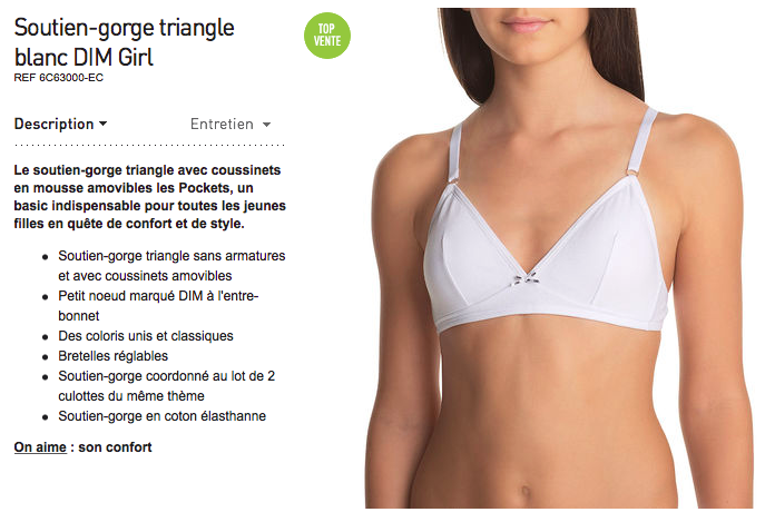 A Mom Called Out This Store For Selling Bras For Kids That “Smooth Out  Imperfections