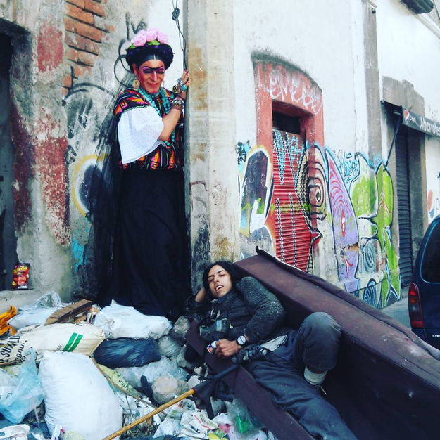 La Frida del basurero.