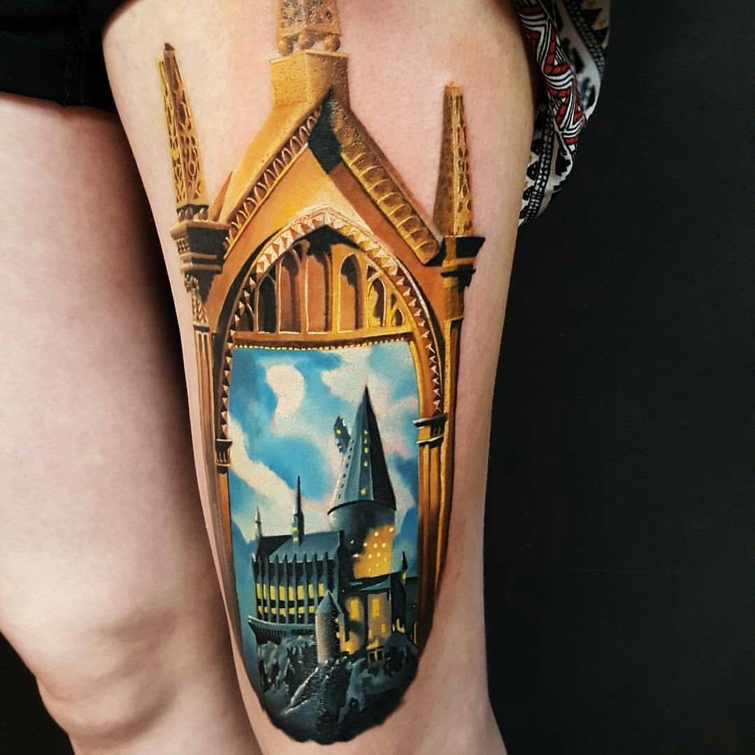 Locust Tattoo on Instagram Amazing Harry Potter forearm tattoo by emily tattoos locusttattoo locusttattooslc hogwartstattoo  deathlyhallowstattoo peonytattoo