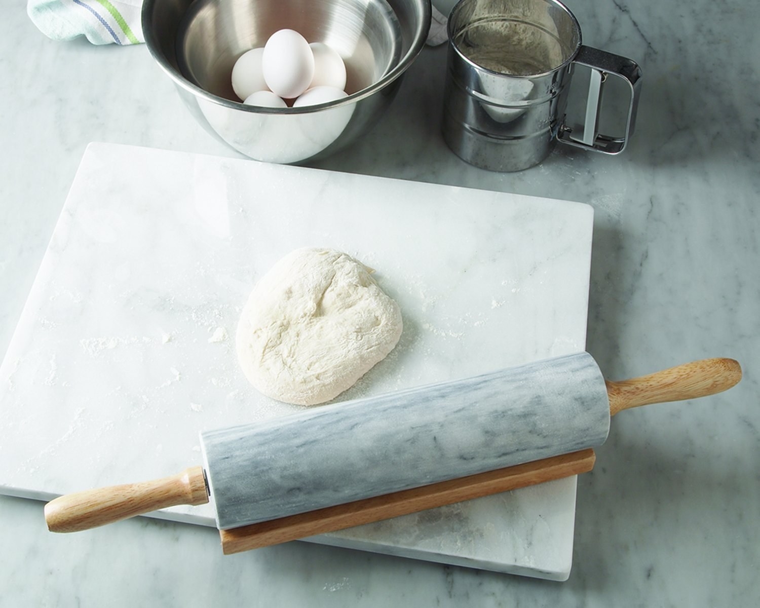 Promising review: "Honestly, I didn't know a rolling pin could be so awesome. I LOVE the weight of it, and love putting it in my freezer before rolling out cookies or pie crust. It gets, and stays, very cold, which makes for flakey pie crusts and great cut-out cookies that don't spread." —J-JOPrice: $20.36