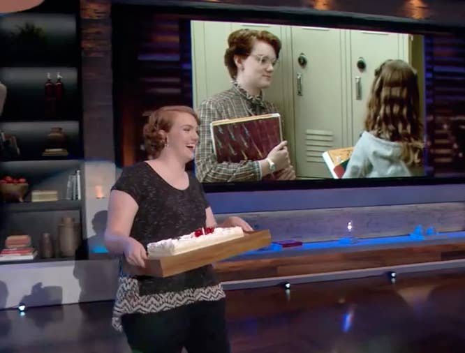 Barb Made Our Dreams Come True By Surprising The Stranger Things Kids  With Cake