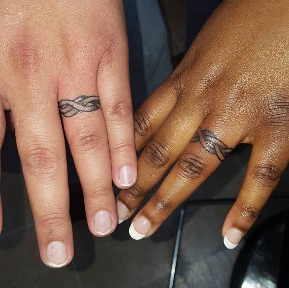 Cute Simple Couple Tattoos