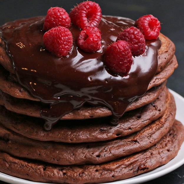 All Chocolate Pancakes