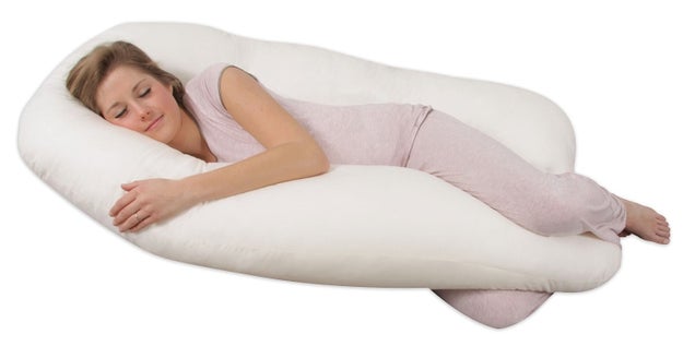 A contoured body pillow that's just what ~u~ need to ultimately relax.