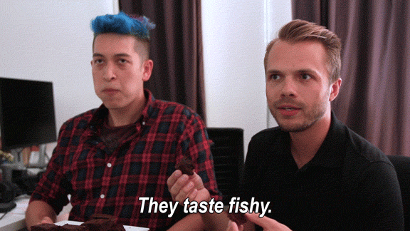 He then continued to talk about how they tasted like the way the bay smells and how the bay smells different from the ocean, etc. We were all confused, but kind of got it once we tried them again with that in mind. I don't know what to believe anymore...