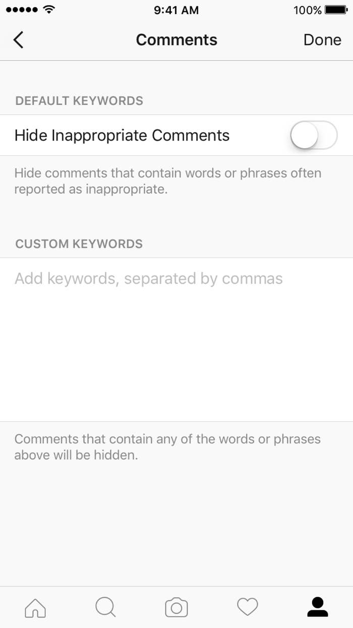 Instagram Rolls Out Custom And Default Keyword Filtering To Combat Harassment Instagram Rolls Out Custom And Default Keyword Filtering To Combat Harassment