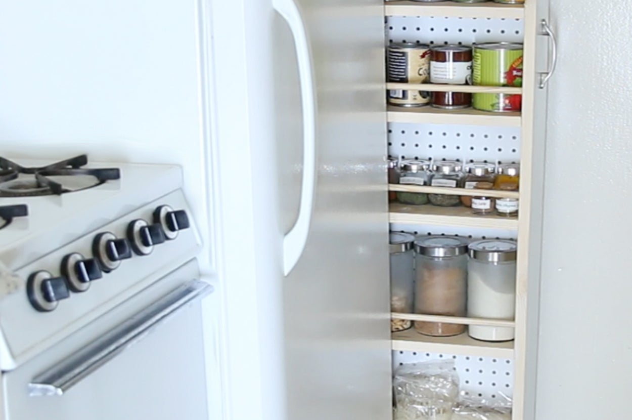 This Secret Shelf Is Perfect For Kitchens With Zero Storage