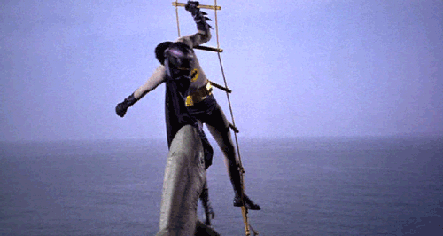 No! You get covered in spiders and then a shark bites your leg!