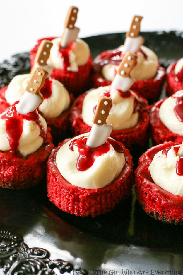 Mini Red Velvet Cheesecakes