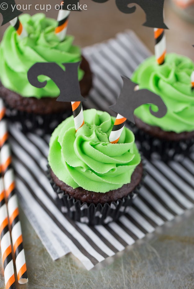 Wicked Witch Cupcakes