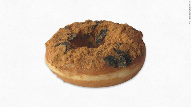 Pork and Seaweed Donut from Dunkin Donuts in China: