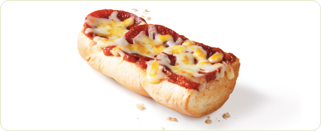 Pepperoni pizza toastie from Subway in the UK: