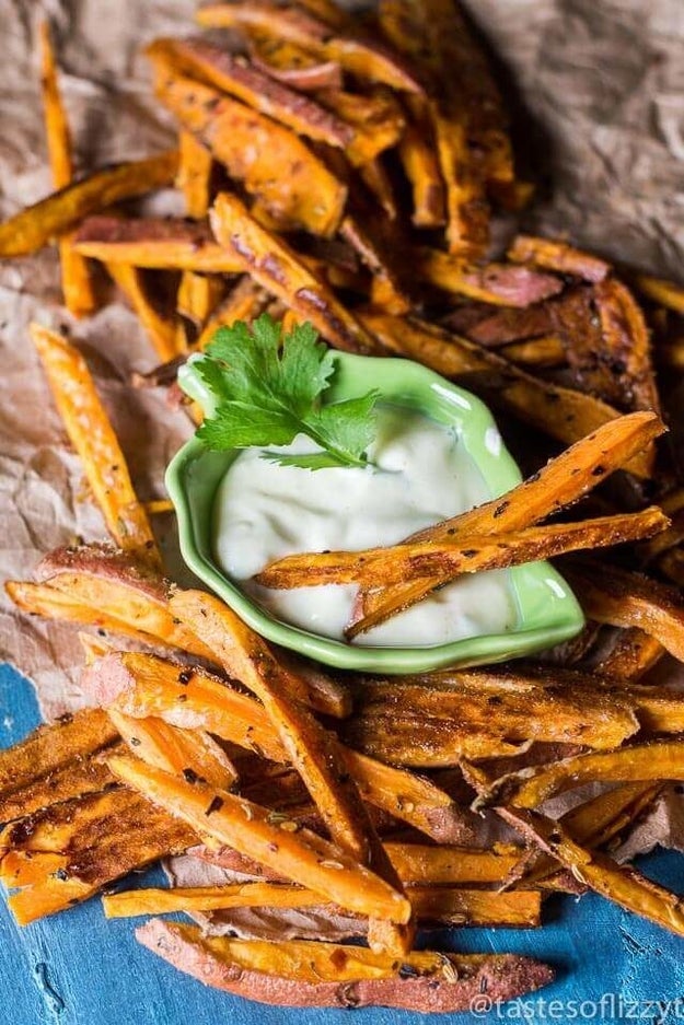 Spicy Baked Sweet Potato Fries