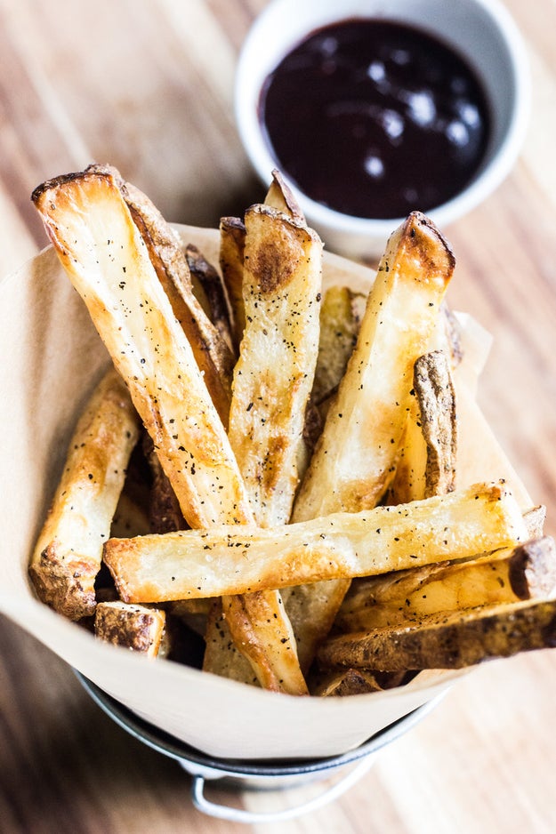 Salt and Vinegar Oven Fries