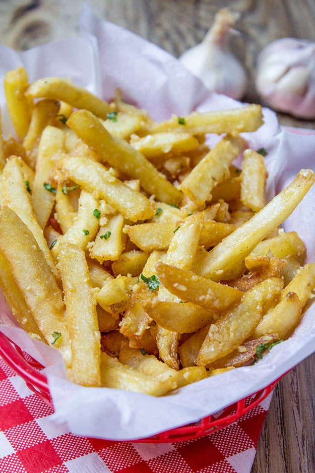 Loaded Garlic French Fries