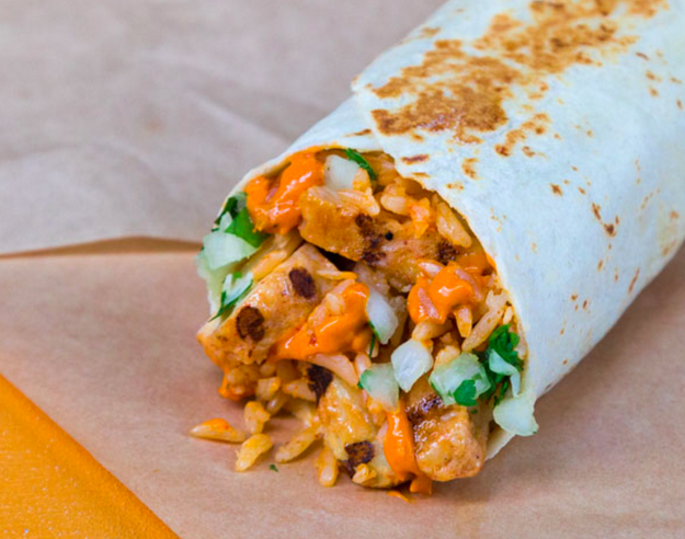 Chicken Tikka Masala Burrito at Taco Bell in India: