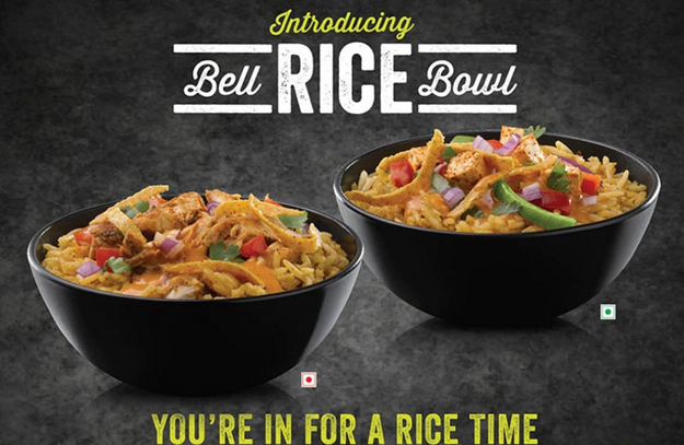 Rice Bowls at Taco Bell in India: