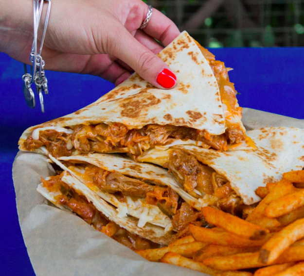 Kimchi Quesadilla from Taco Bell in Korea: