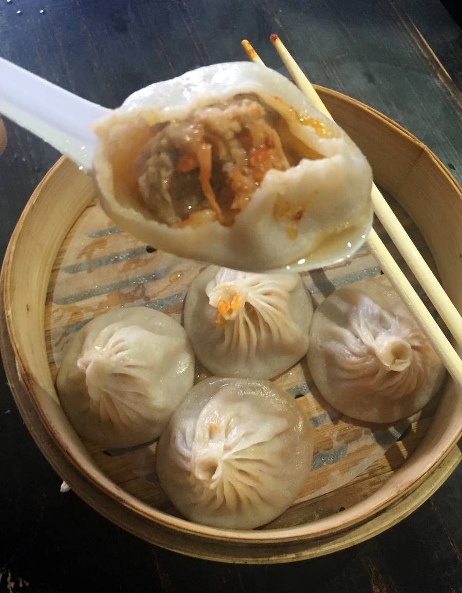 This Soup Dumpling Is So Big, You'll Need A Straw To Slurp It All Up