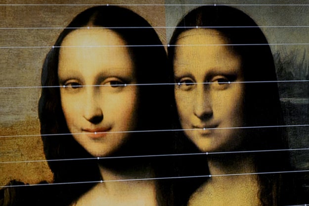 People think the Mona Lisa is smiling now, but she used to be emotionless.