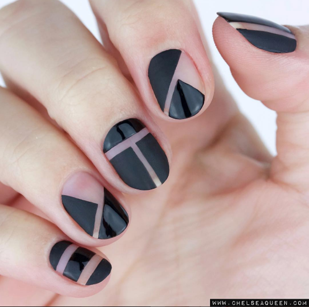 16 Ideas For Black Nail Polish That You'll Love If You Have A Cold ...