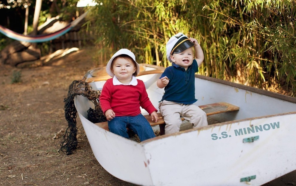 She's teamed up with her pal Cooper to be Gilligan and The Skipper fro...