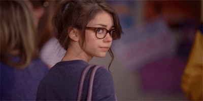 You're a cute geek.