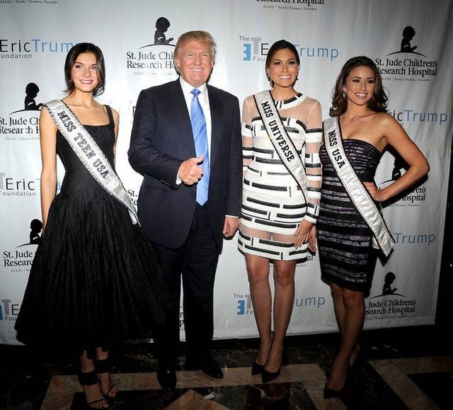640px x 579px - Teen Beauty Queens Say Trump Walked In On Them Changing