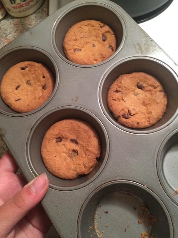 Or a hack like making cookies in muffin tins because it produces utter perfection.