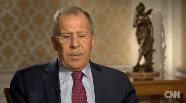 Lavrov's response was...surprising.