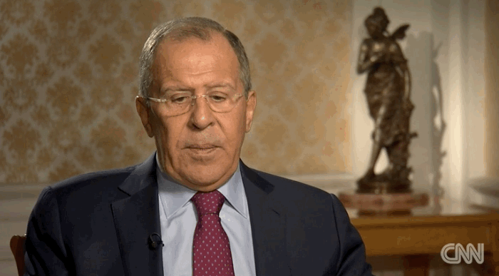 "Well, I don't know what this would… English is not my mother tongue, I don't know if I would sound decent," Lavrov said. "There are so many pussies around the presidential campaign on both sides that I prefer not to comment on this.”