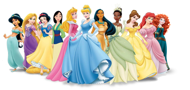 Actualmente esta es la alineación de las princesas de Disney.