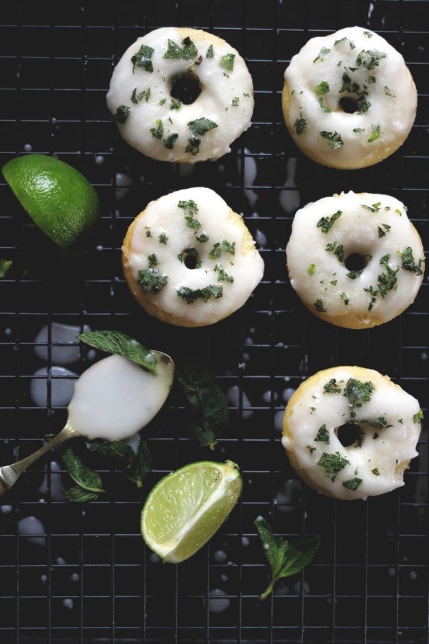 Mini Mojito Doughnuts