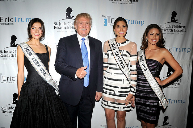 625px x 415px - Teen Beauty Queens Say Trump Walked In On Them Changing