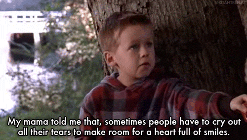At least you're never going to struggle to talk about your feelings.