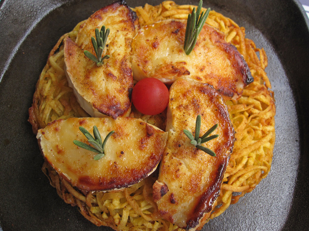 Röstis au fromage de chèvre