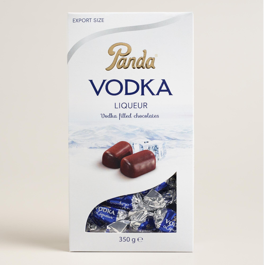 Конфеты Panda Liqueur. Vodka Chocolate конфеты. Panda(Finland) / конфеты шоколадные Liquer. Конфеты Panda ликер 290 гр.