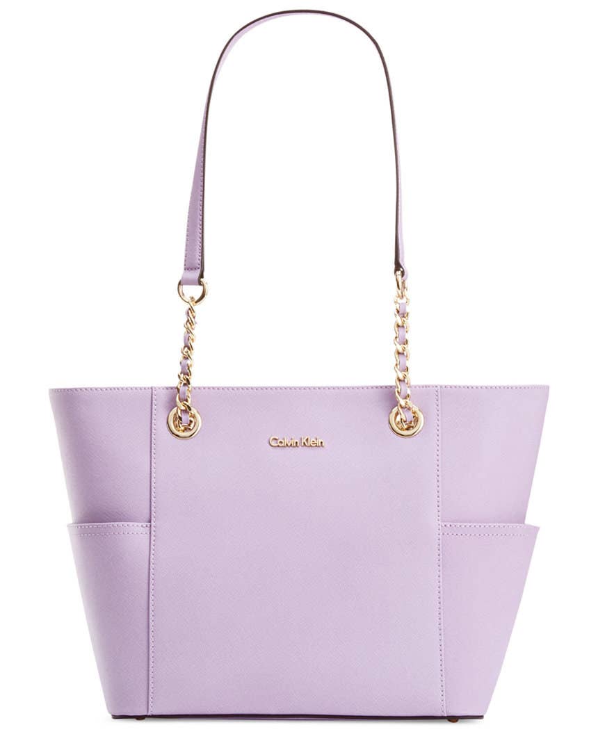Calvin Klein Floral Saffiano Cross Body Bag, $88