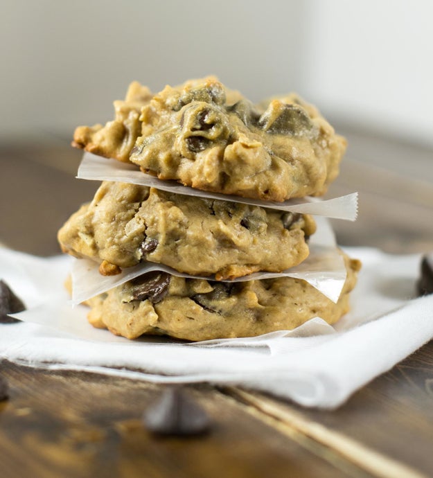 Peanut Butter Oatmeal Chocolate Chip Cookies