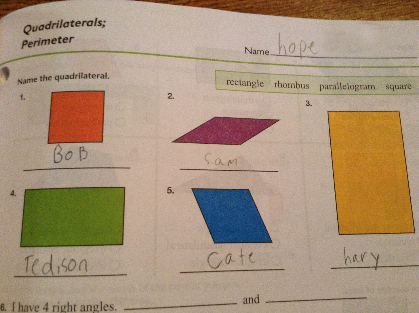 What's The Funniest Answer You've Seen On A Kid's Homework?