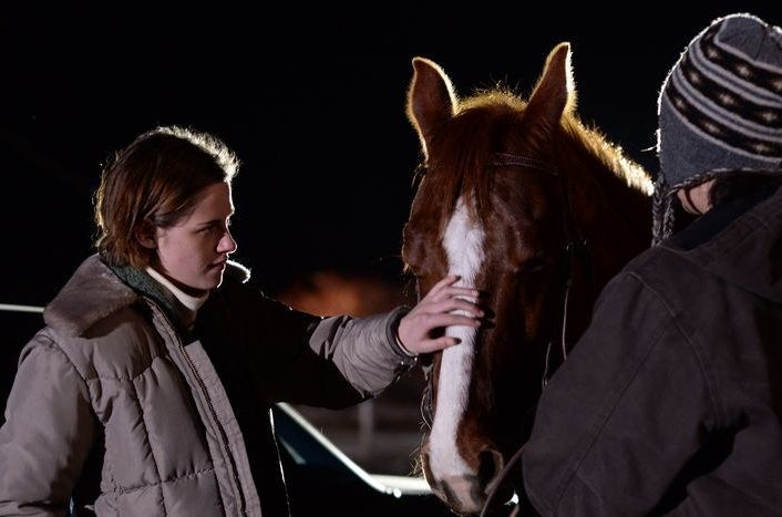 Kristen Stewart and Lily Gladstone in Certain Women.