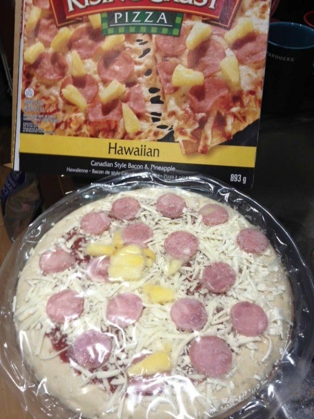 Haters might think Hawaiian pizza is a crime against humanity but THIS is a crime against humanity.