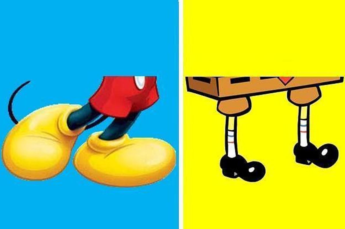 Can You Identify Cartoon Characters By Just Their Feet?