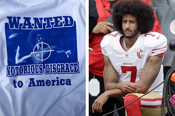 Football Fan Sells T Shirts With Colin Kaepernick In Rifle Crosshairs