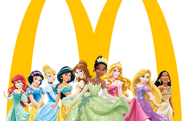 disney princess at mcdonald's